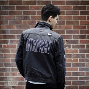 Dan and Phil 2018 Interactive Introverts World Tour Black Jean Jacket